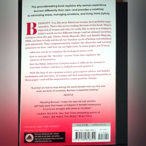 Burnout by Emily Nagoski and Amelia Nagoski - Picture 3 of 6